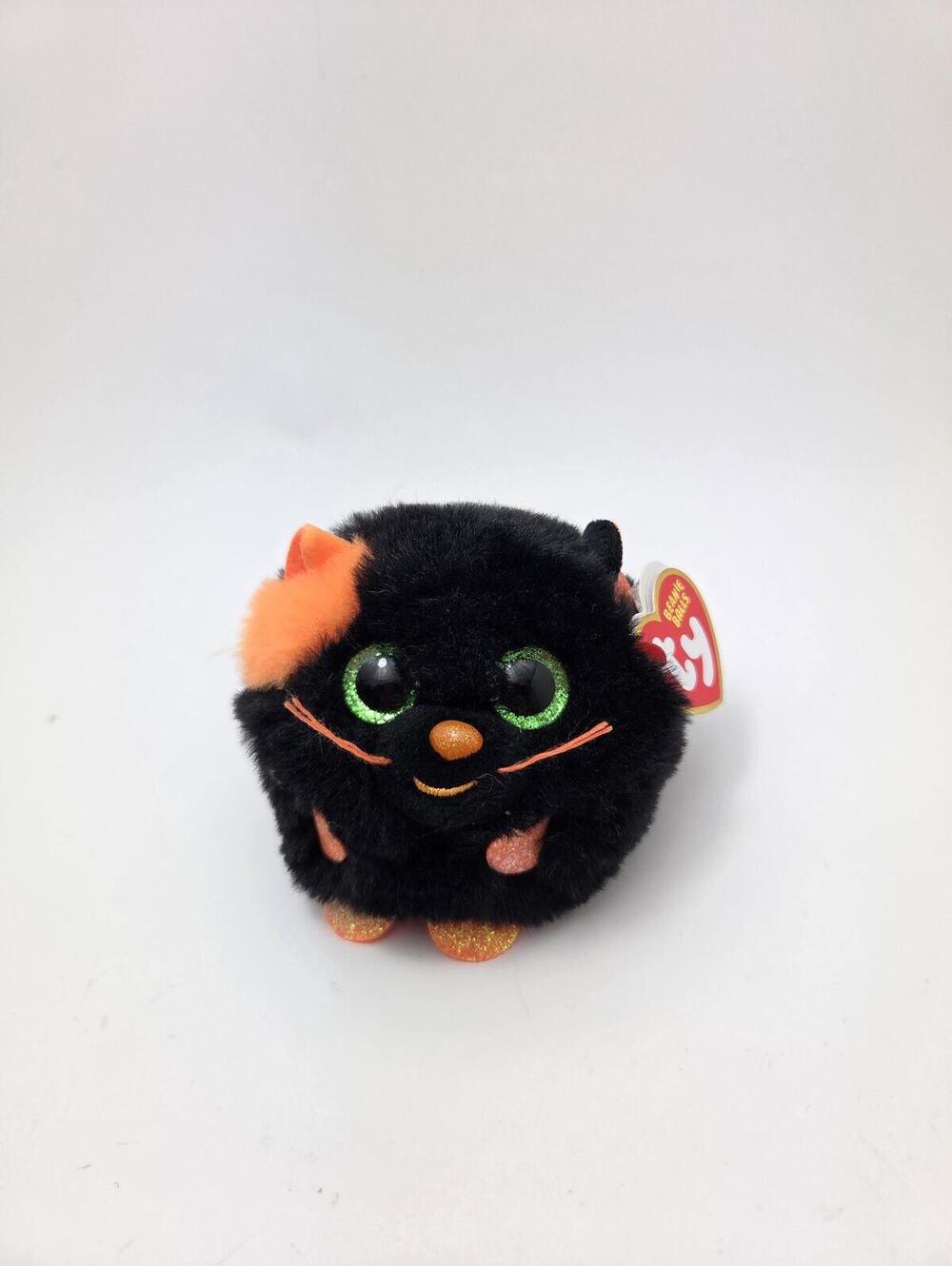 Ty Beanie Balls “Salem” the Halloween Cat (Small 3 inch)
